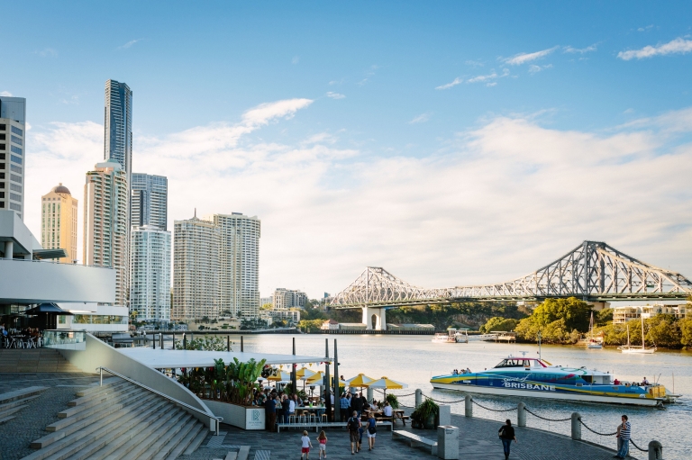 Eagle St Pier, Brisbane, Queensland © Brisbane Marketing