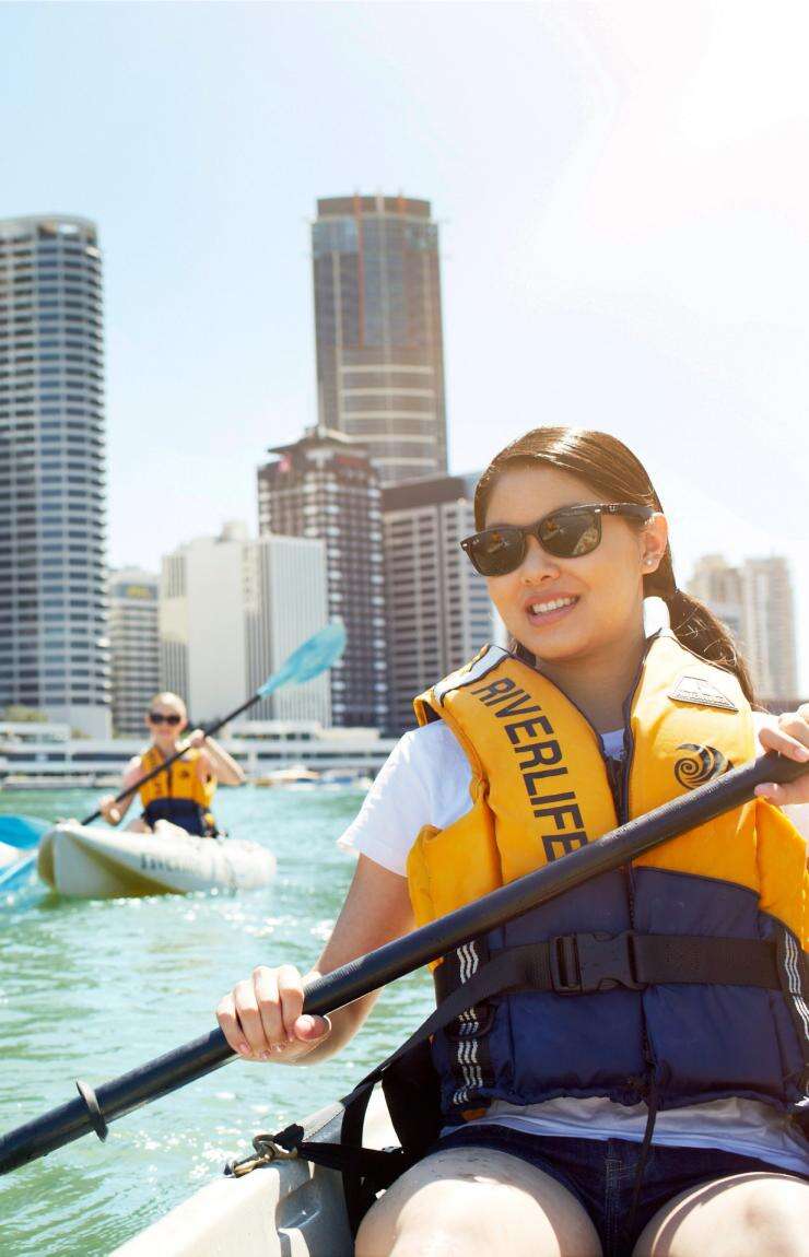 Kayaking on the Brisbane River with Riverlife, Brisbane, QLD  © Brisbane Marketing