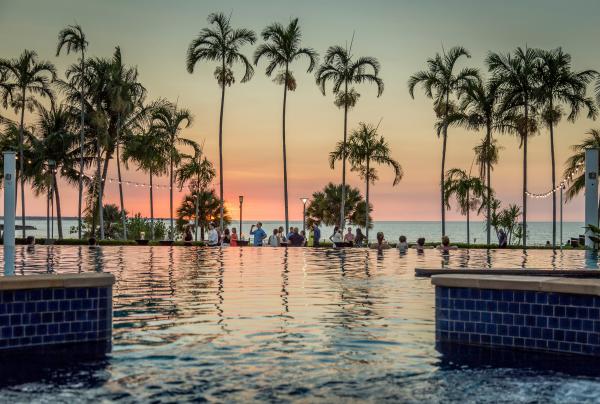Cocktail function at Mindil Beach Casino and Resort, Darwin, Northern Territory © Tourism NT/Nick Pincott
