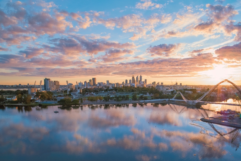 Matagarup Bridge, Perth, WA © Tourism Western Australia