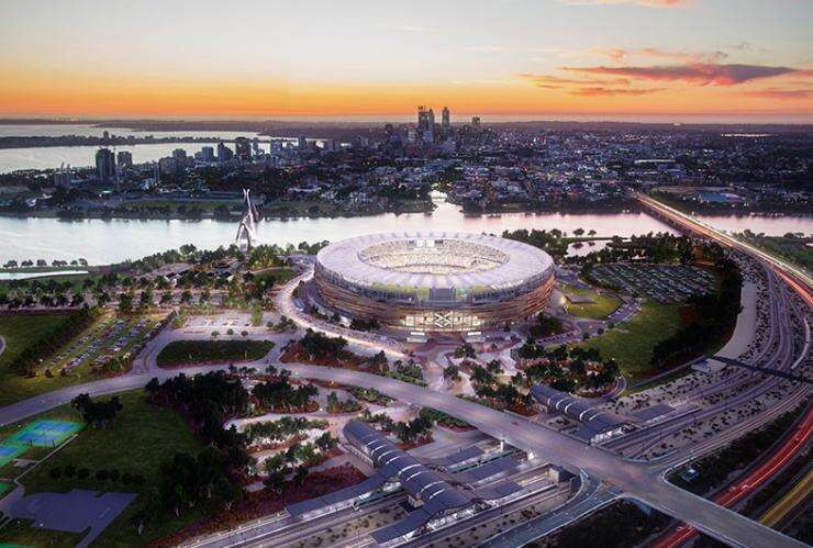 Optus Stadium, Perth, Western Australia © Government of Western Australia