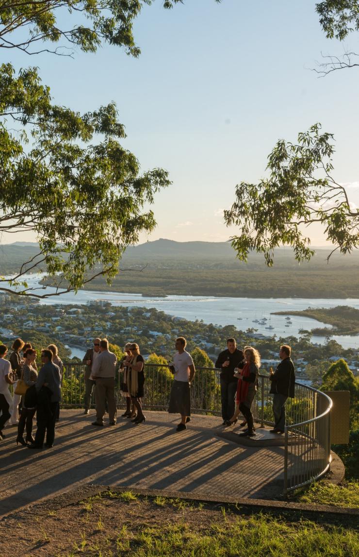 Sunset concert at the Lookout, Noosa National Park, Queensland © Tourism Australia