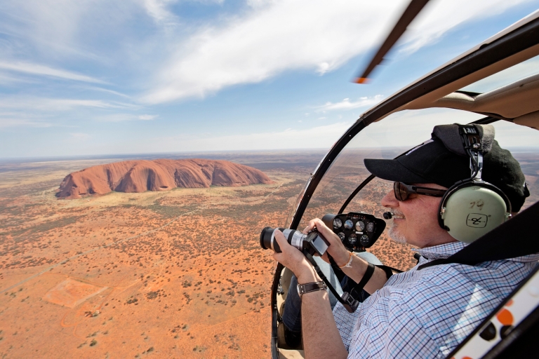 Helicopter tour over Uluru, Uluru-Kata Tjuta National Park, Northern Territory ©  Tourism NT, Shaana McNaught