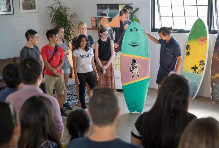 Surfboard workshop, Banana Life, Gold Coast, Queensland © Banana Life