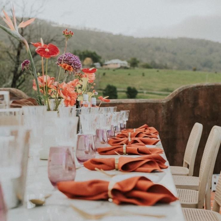 Styling by Harry the Hirer, Ser Infinito Estate, Milton, New South Wales © @dearjune_wedding with @harrythehirer