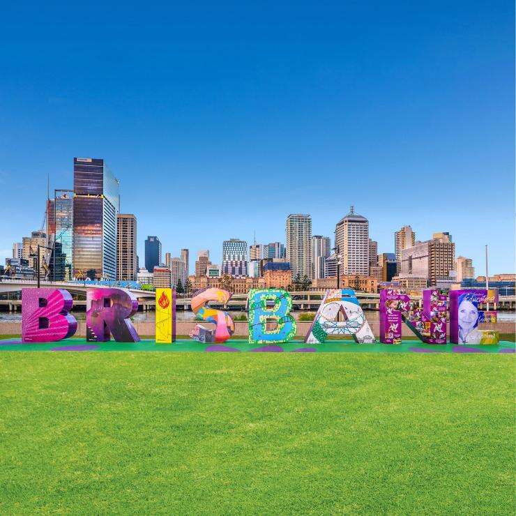 Colour Me Brisbane Sign, Brisbane, Queensland © Brisbane Marketing
