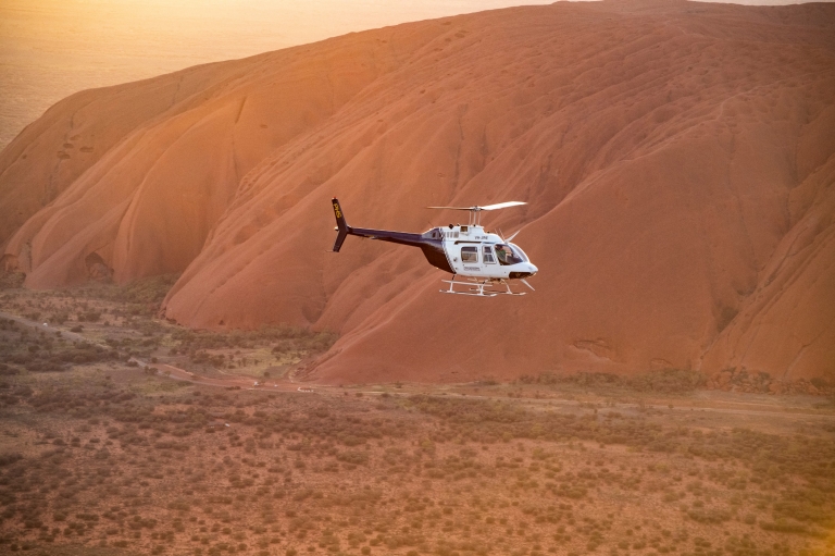 Uluru sunrise helicopter flight, Northern Territory © Tourism NT