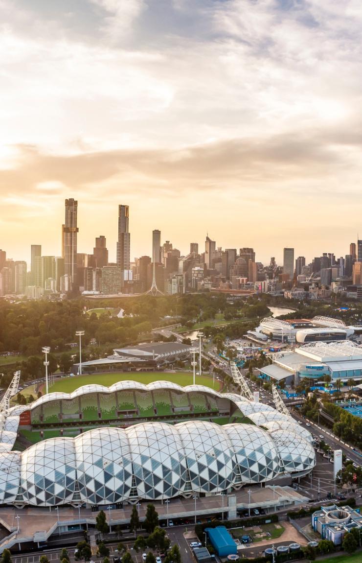 Melbourne's Sports Precincts, Melbourne @ Tourism Australia