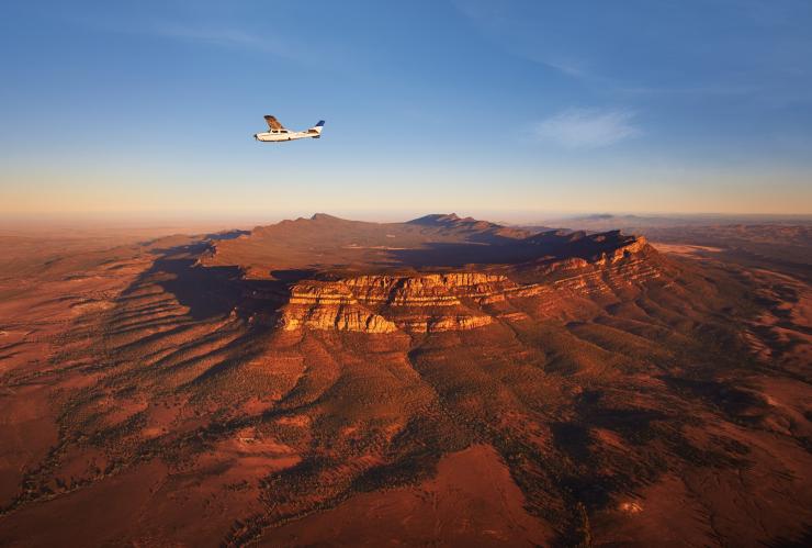 Scenic flight over Wilpena Pound, Flinders Ranges National Park, South Australia © South Australian Tourism Commission