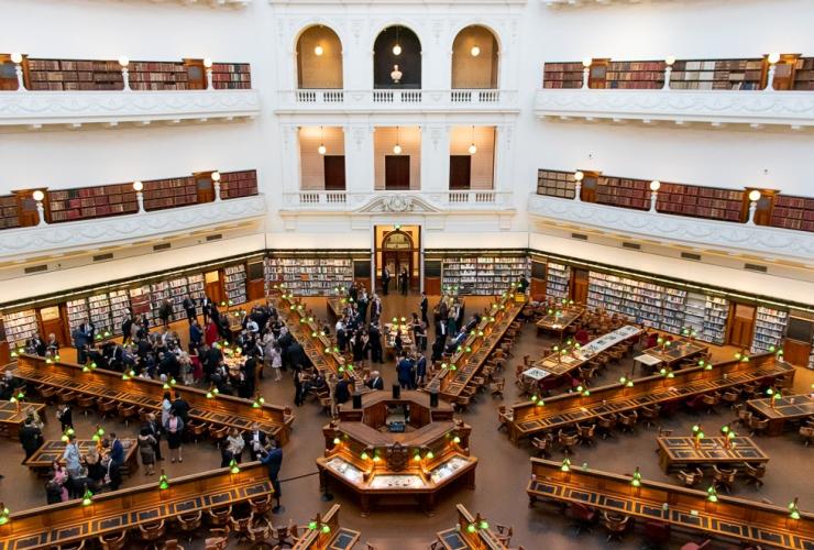 La Trobe Reading Room, State Library of Victoria, Melbourne, Victoria © Showtime Event Group and @cassandraladru