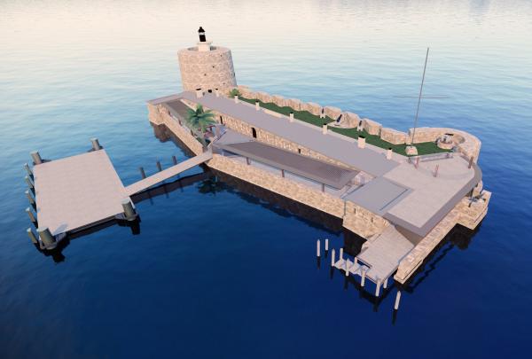 Fort Denison, Sydney Harbour, New South Wales © The Point Group