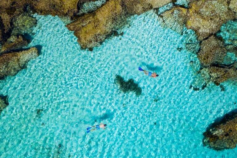 Snorkelling at Rottnest Island, Western Australia © Tourism Australia