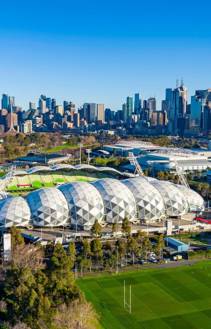 Aerial of Melbourne, Victoria © Tourism Australia
