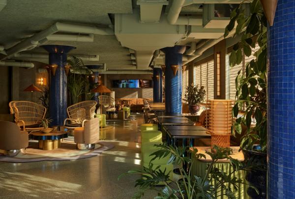 Terrace lounge at the Hannah St Hotel, Melbourne, Victoria © Hannah St Hotel