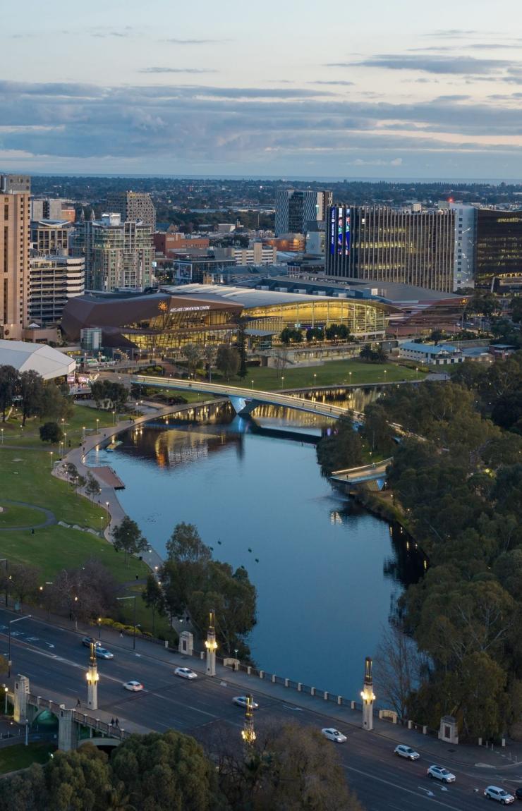 Aerial of Adelaide, South Australia © South Australia Tourism