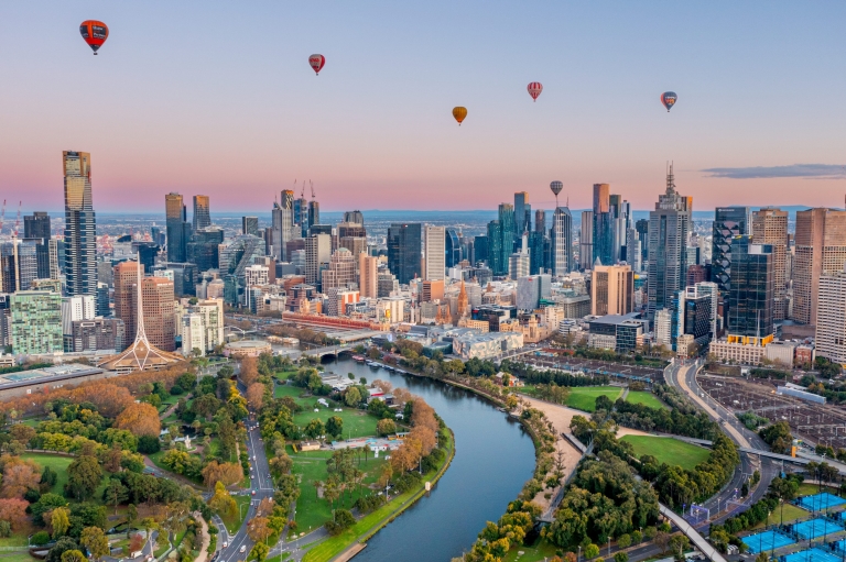 Aerial of Melbourne, Victoria © Tourism Australia Aerial of Melbourne, Victoria © Tourism Australia