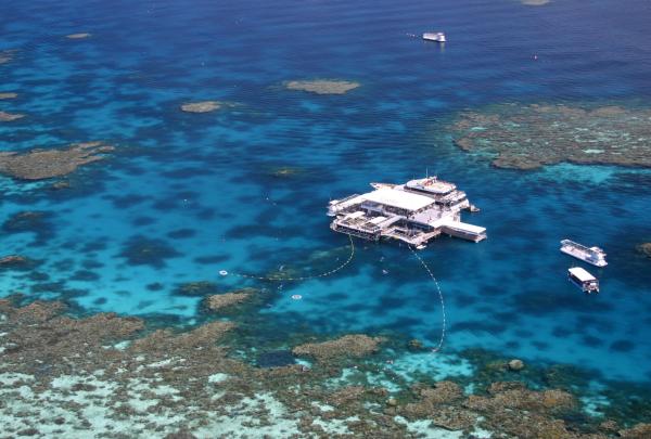 Quicksilver Pontoon, Agincourt Reef, Great Barrier Reef, Queensland © Tourism Port Douglas and Daintree