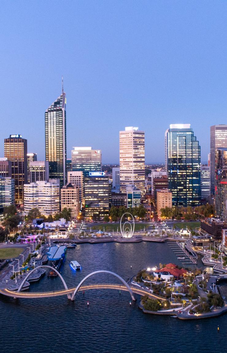 Aerial view of Perth, Western Australia © Tourism Australia Aerial view of Perth, Western Australia © Tourism Australia