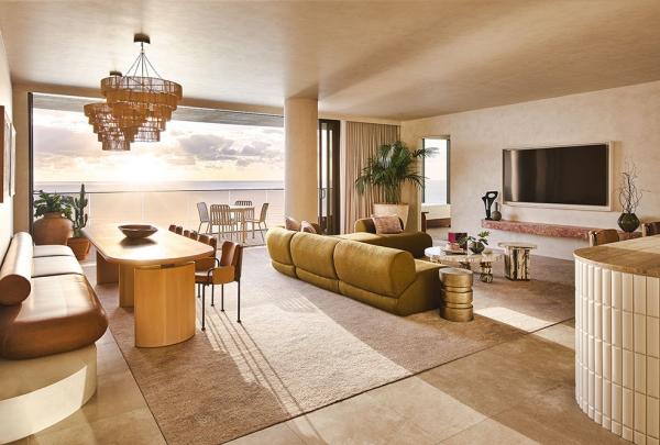 Lounge, Mondrian, Gold Coast, Queensland © Justin Nicholas