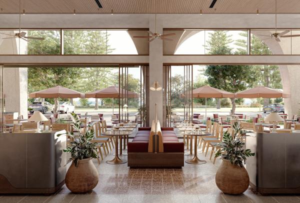 Lounge, Mondrian, Gold Coast, Queensland © Justin Nicholas