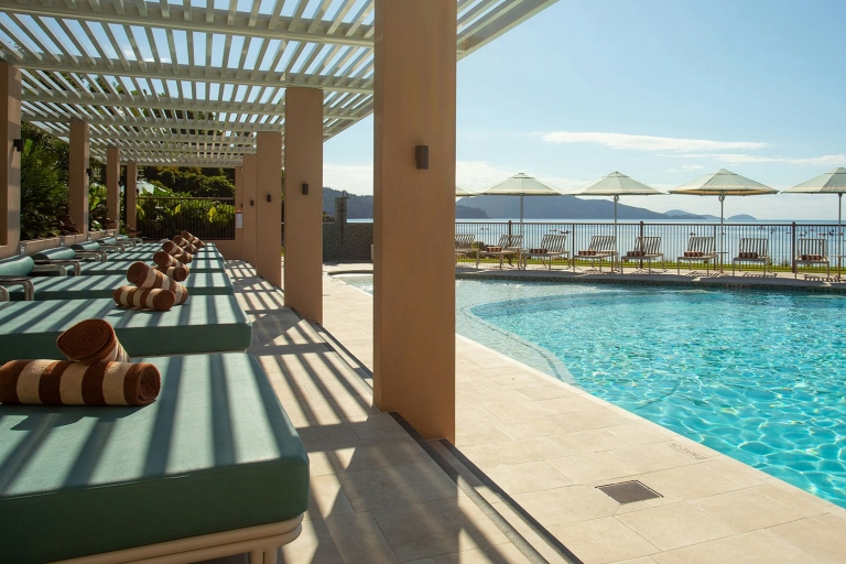 The swimming pool and cabanas at the Catseye Pool Club - The Sundays, Hamilton Island, Queensland © The Sundays The swimming pool and cabanas at the Catseye Pool Club - The Sundays, Hamilton Island, Queensland © The Sundays