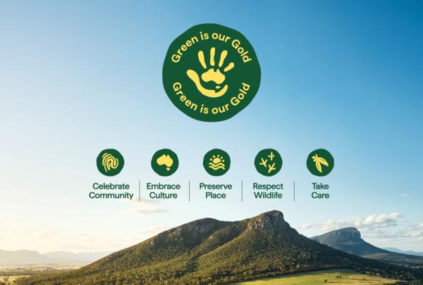 Green is Our Gold principals © Tourism Australia