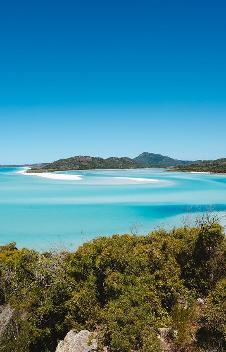 View from lookout, Ocean Rafting, Whitsundays, Queensland © Tourism Australia