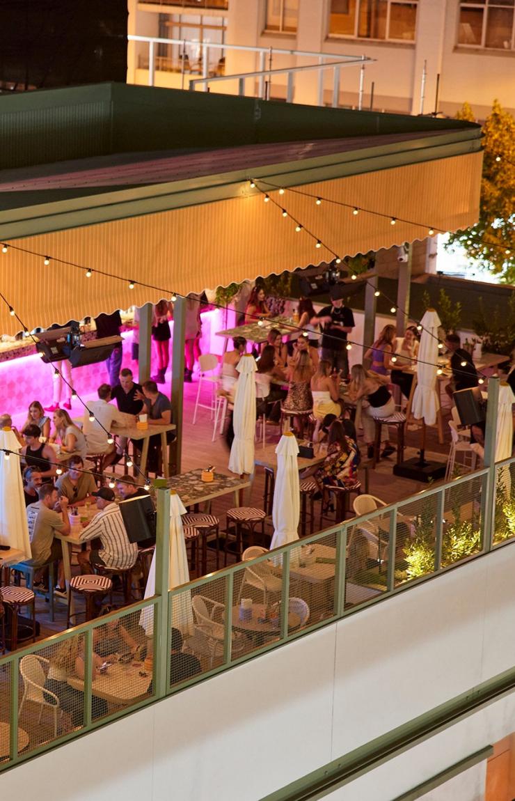 An event at Lil’s Rooftop & Bar shot by drone © Shot by Thom