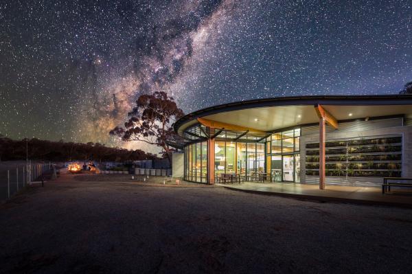 The Function Centre and starfilled sky at Wildbark © Wildbark
