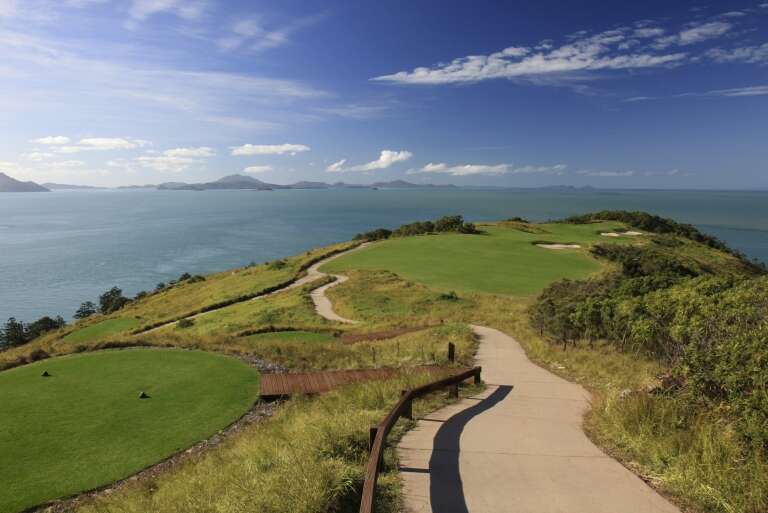 View of the Whitsunday Islands from the Hamilton Island Golf Club, Hamilton Island, Queensland © Hamilton Island Golf Club