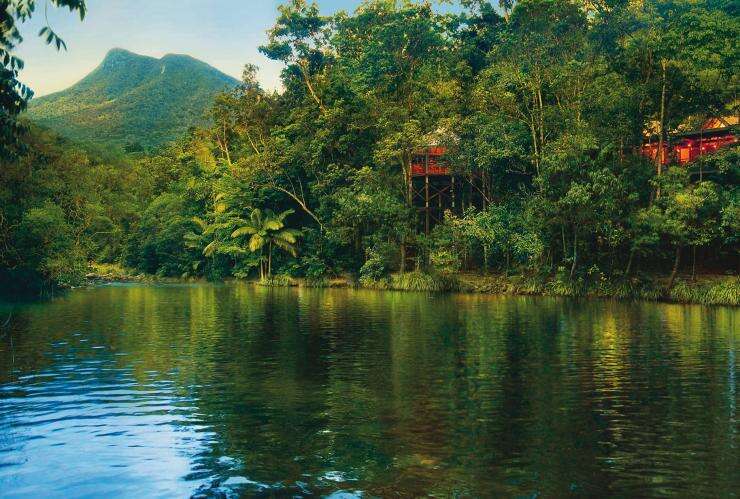 Silky Oaks Lodge, nestled in pristine rainforest overlooking the Mossman River © Silky Oaks Lodge