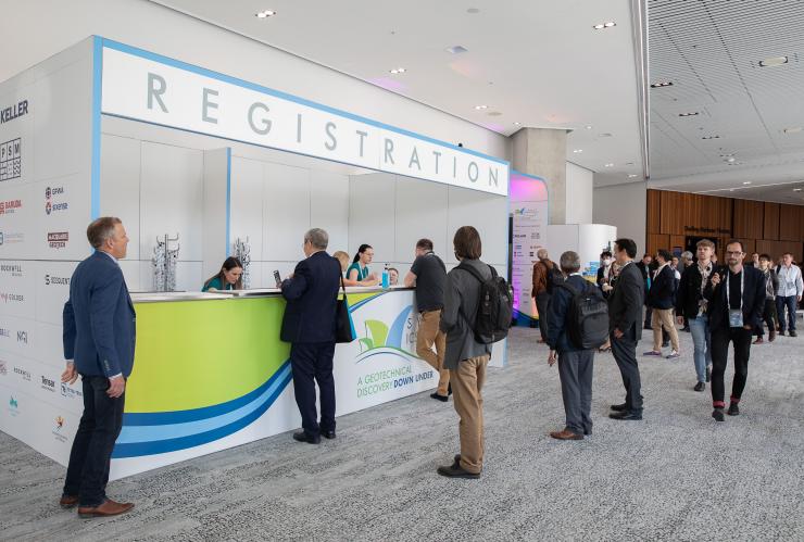 Registration for ICSMGE 2022 at ICC Sydney, Sydney