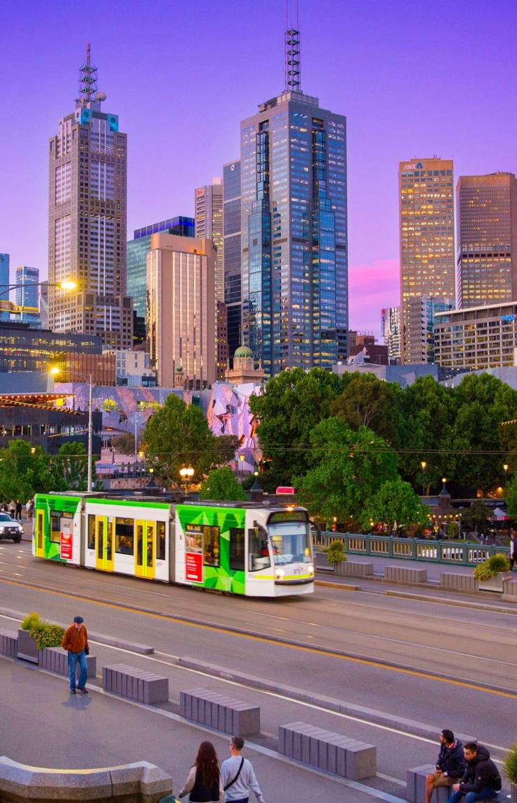 Aerial of Melbourne, Victoria © Tourism Australia