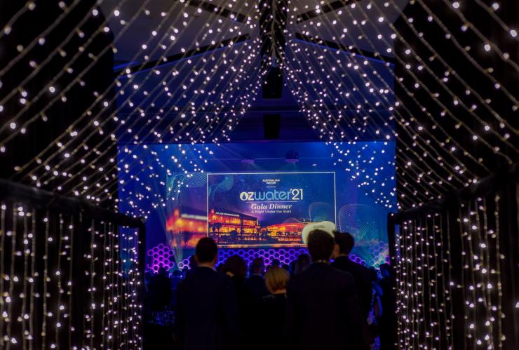 Ozwater’21 Gala Dinner, Adelaide Convention Centre, Adelaide, South Australia © Simon Casson