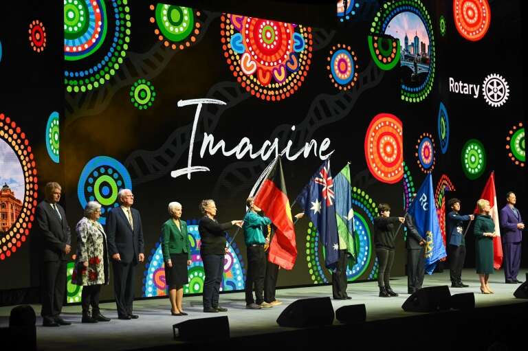 Rotary International Convention (RICON23) opening ceremony, Melbourne, VIC © Rotary