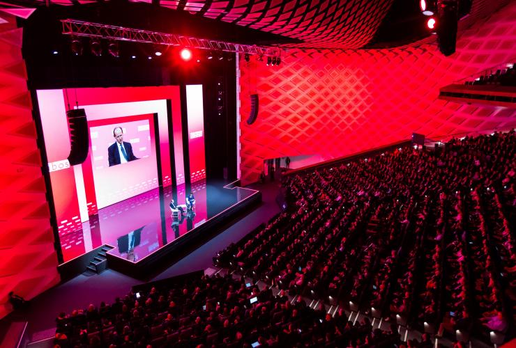 Sibos opening plenary, ICC Sydney, Sydney, New South Wales © ICC Sydney