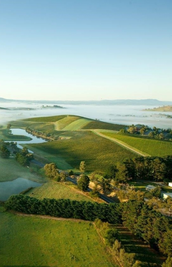 Hot Air Ballooning over the Yarra Valley VIC © Visit Victoria