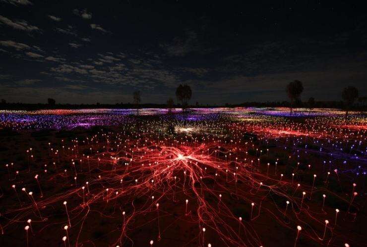 Field of Light by Bruce Munro, Uluru-Kata Tjuta National Park, Northern Territory © Mark Pickthall