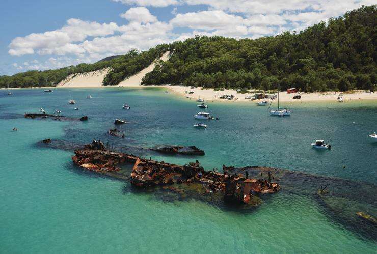 Tangalooma Wrecks, Moreton Island, Queensland © Tourism and Events Queensland