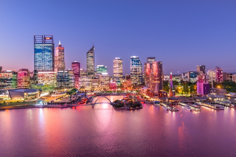 Elizabeth Quay, Perth, Western Australia © Tourism Western Australia