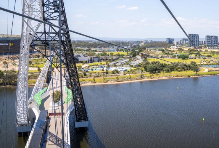 Matagarup Zip + Climb, Perth, Western Australia © Tourism Western Australia