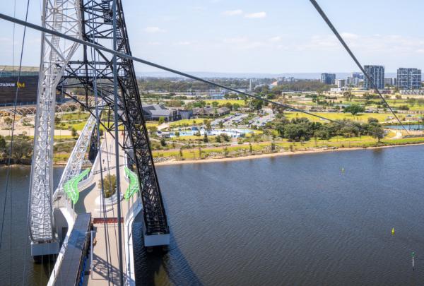 Matagarup Zip + Climb, Perth, Western Australia © Tourism Western Australia