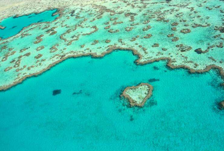 Heart Reef, Great Barrier Reef, Queensland © Tourism Whitsundays