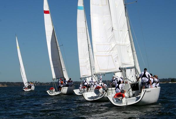 Swan River Sailing, Perth, Western Australia © Swan River