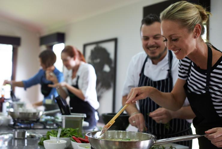 Tamarind Cooking School, Spicers Tamarind Retreat, Sunshine Coast, Queensland © Spicers Retreats