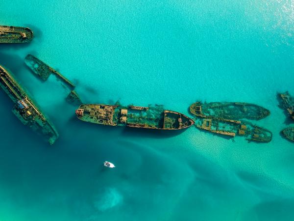 Tangalooma Wrecks, Moreton Island, Queensland © Tourism Australia