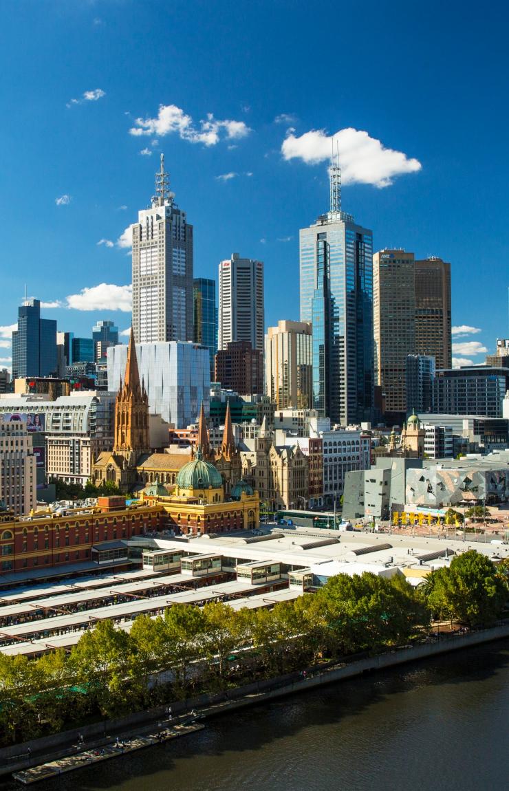 Flinders Street Station and city skyline, Melbourne, Victoria © Josie Withers Photography