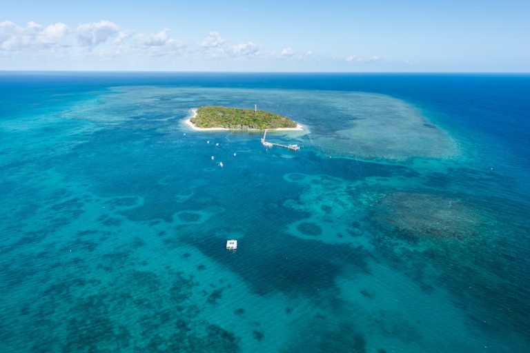 Aerial of Green Island, Queensland  © Tourism Tropical North Queensland