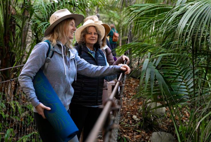 A group yoga session at Perth Zoo, Perth, Western Australia © Perth Zoo / The Hike Collective