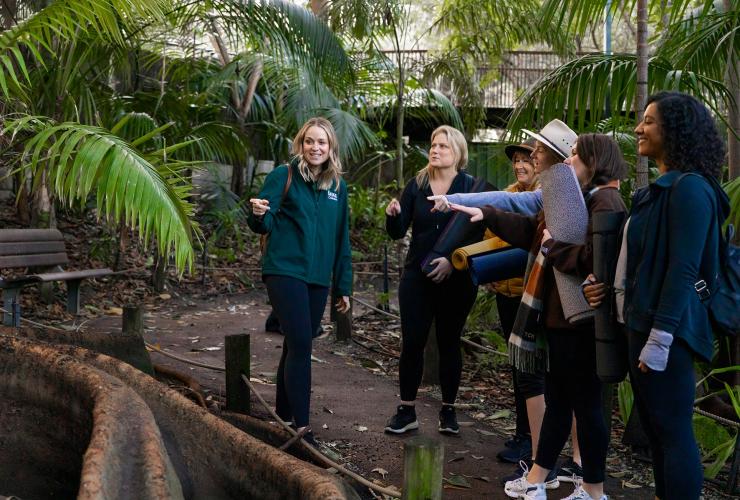 A group yoga session at Perth Zoo, Perth, Western Australia © Perth Zoo / The Hike Collective
